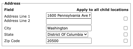 Address